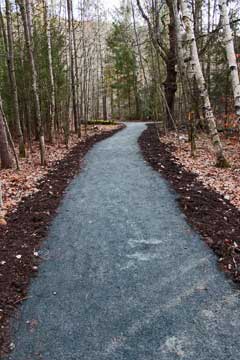 new trail to the overlook of kaaterskill falls from laurel house road