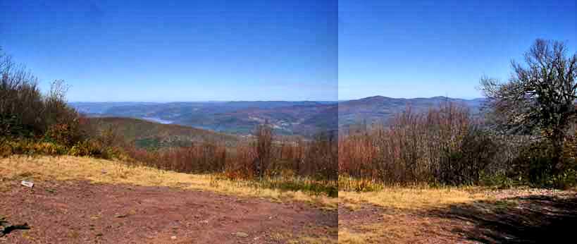 view from the top of vly and bearpen mountain