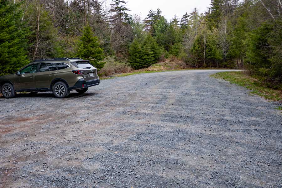 Tannersville Bike Park Parking Area  