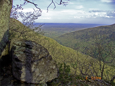 Inspiration Point on the southern part of the escarpment trail