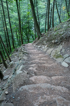 stairs down to the bottom of kaaterskill falls