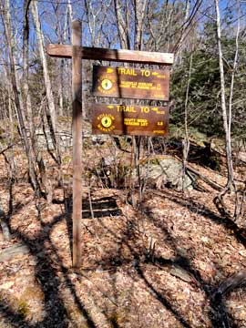 trail junction to palenville overlook and the harding road trail