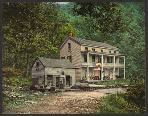 rip van winkle house around 1900.