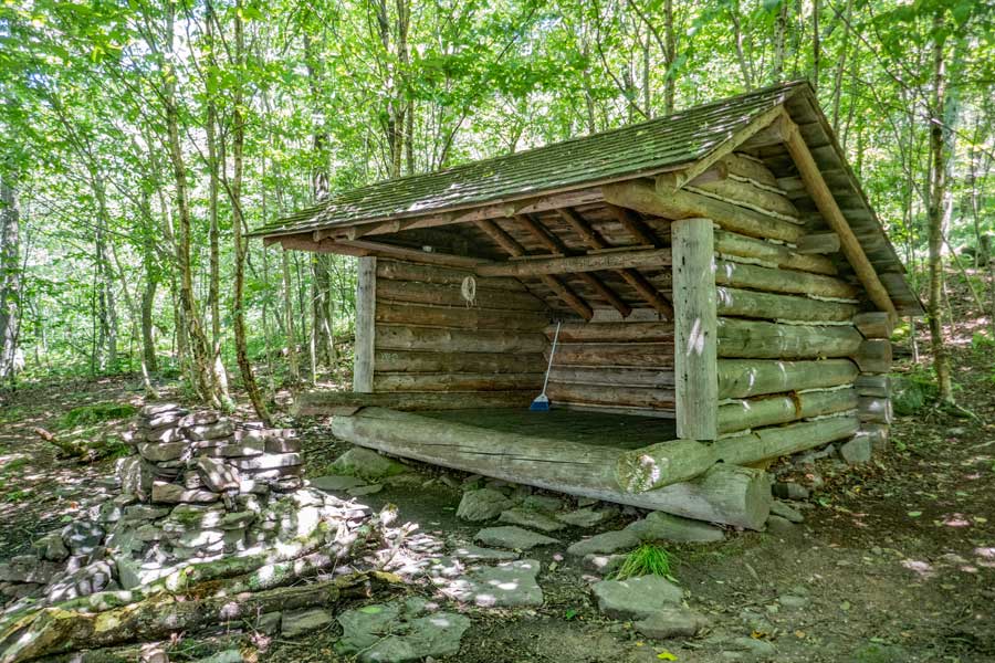 The Balsam Lake Mountain Lean-to
