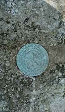 USGS marker on Windham High Peak