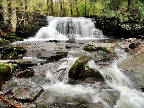 image of east kill falls in the Catskill Mountains