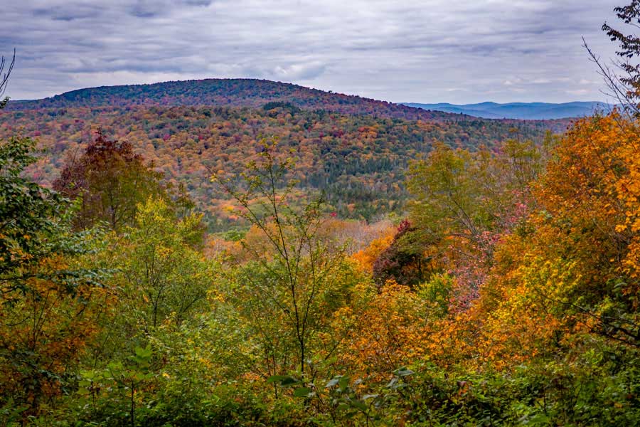View from Split-Rock Ledge on the Pelnor Hollow Trail