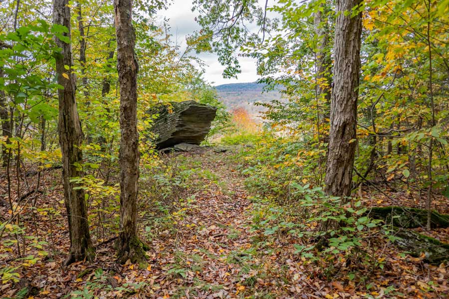 Split Rock Lookout on the Pelnor Hollow Trail 
