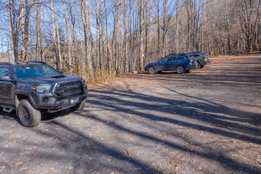Trout Pond Parking Area off Russell Brook Road