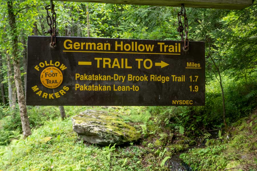 approaching the Dry Brook Ridge