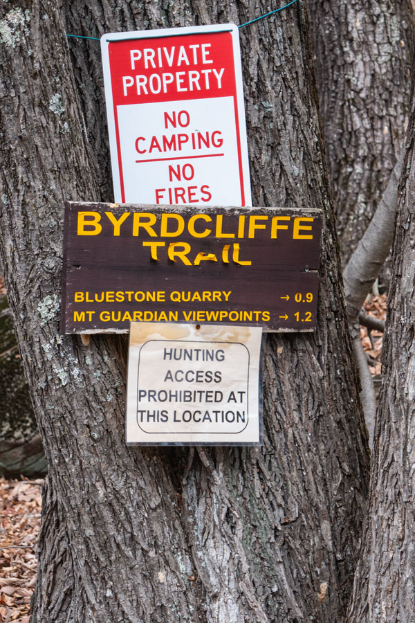 rules for the Byrdcliffe Trail