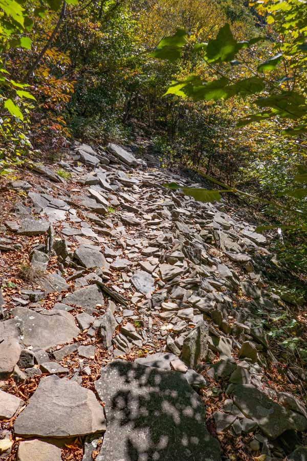 bluestone rock pile