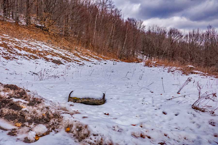 Woodchuck Hollow road and pine hike fire department land