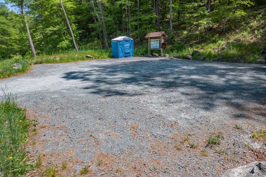 Red Hill Fire Tower parking area