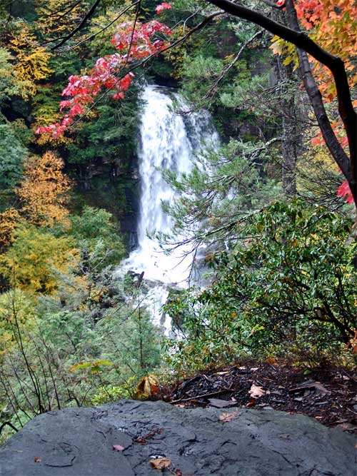 Bridal Veil Falls on the Plattekill Creek in Platte Clove in the Catskill Mountains