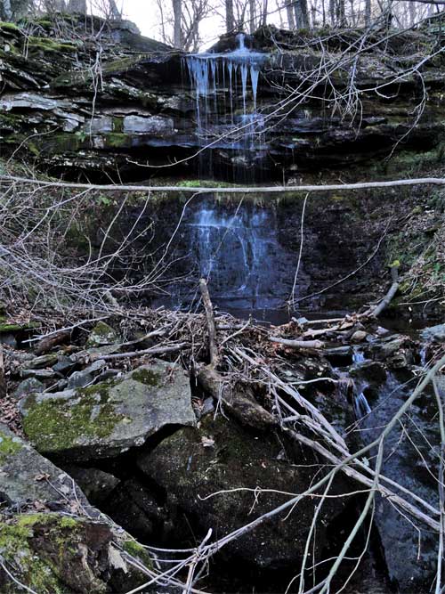 upper viola falls in the hillyer ravine