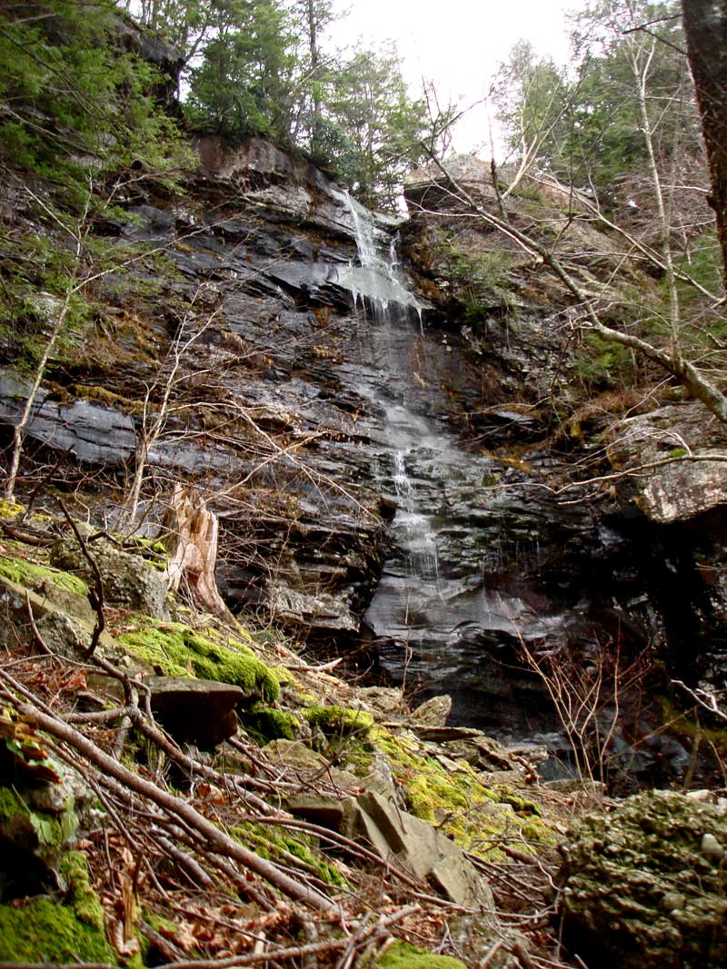 view of wildcat waterfalls from the base