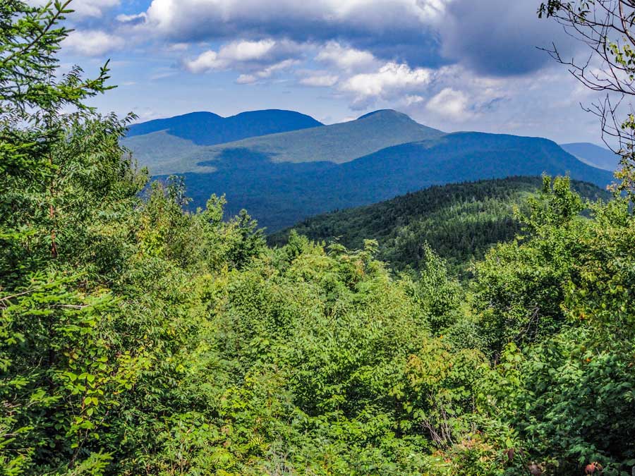 second view point on stoppel point overlooking the blackhead mountain range