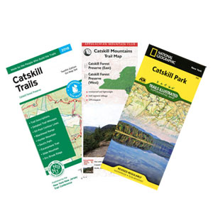 review of hiking map for the catskill mountains