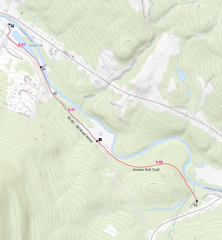 Hunter Rail Trail - Catskill Mountaineer
